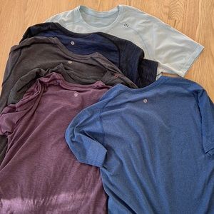 Six Lululemon mens M tees